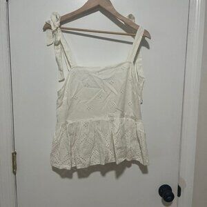 Madewell Eyelet Top